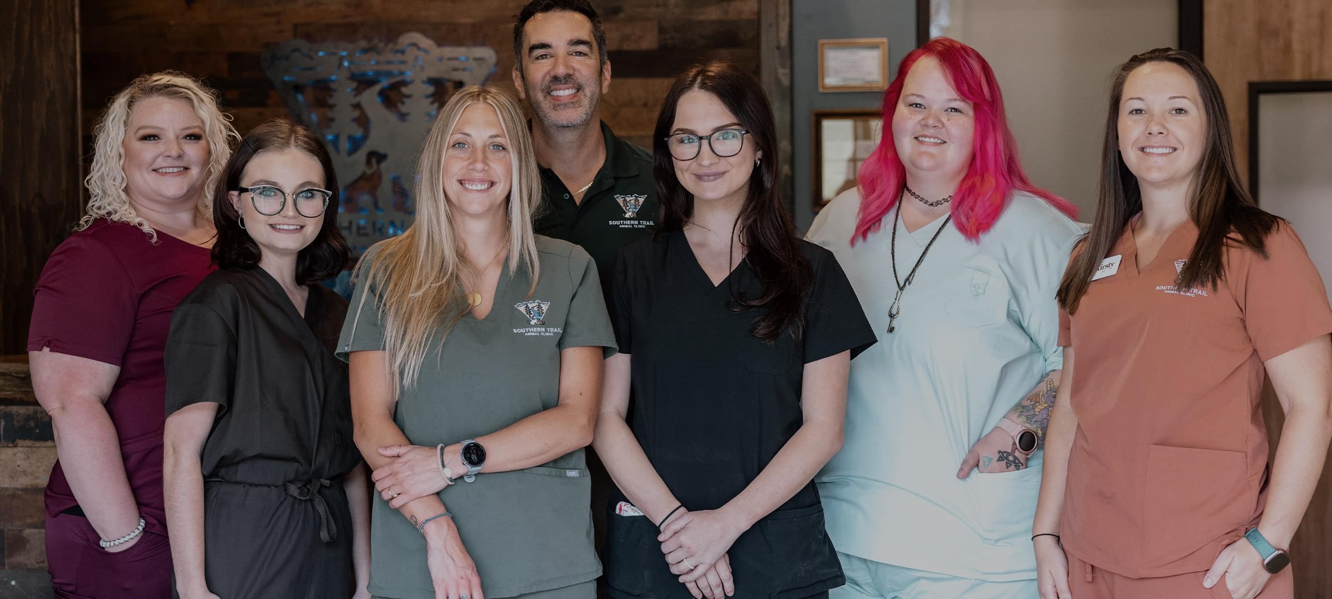 Veterinary team at Southern Trail Animal Clinic in Easley, SC